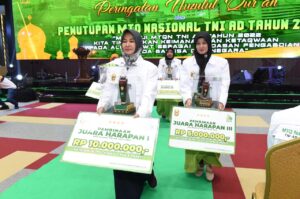 Persit Kodim 1620/Loteng, Tunjukkan Kemampuan Ajang MTQ Nasional TNI AD 2022