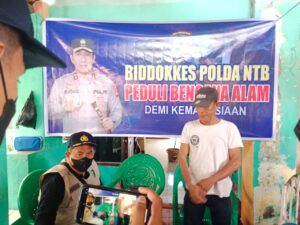 Bidang Kedokteran dan Kesehatan (Biddokkes) Polda NTB gelar Bakti Sosial di Lombok Tengah.