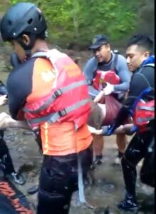 Diterjang Air Bah, Seorang Pengunjung Air Terjun Segenter Tewas Tenggelam