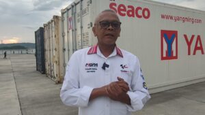 Tiga Kontainer Logistik WSBK 2023 Tiba di Sirkuit Mandalika