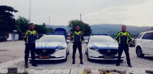 Logistik WSBK 2023 Tiba Dari Barcelona, Polisi Lakukan Pengawalan