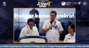 Launching PMB Poltekpar 2023/2024, Ini Pesan Menparekraf