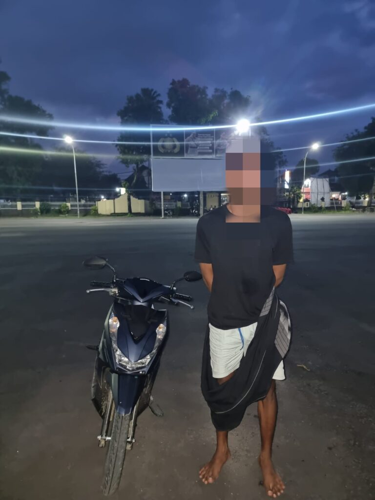 Terduga Pencuri Sepeda Motor Milik Bule Spanyol di Mandalika Dibekuk Polisi