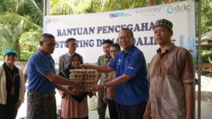 ITDC Salurkan Bantuan Ratusan Telur di Lombok Tengah Untuk Cegah Stunting