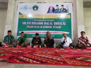 Musyawarah Pembentukan cabang pagar nusa Kabupaten Lombok Tengah dirangkai dengan halal bihalal.