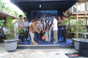 Pathul Bahri Launching Basecamp Pokdarwis Selendang Biru Desa Karang Sidemen BKU