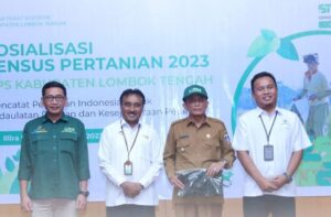 Bupati Lombok Tengah Hadiri Sosialisasi Sensus Pertanian