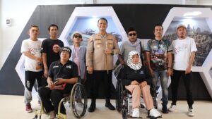 Peduli Difabel, Polres Loteng Adakan Lomba Fun Run Difabel