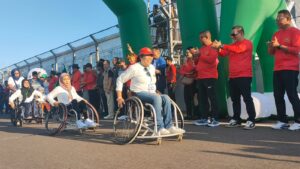 496 Peserta Ikuti Fun Run Difabel Sirkuit Mandalika