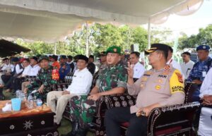 Bupati Lombok Tengah Hadiri Pembukaan TMMD ke-117 Tahun 2023