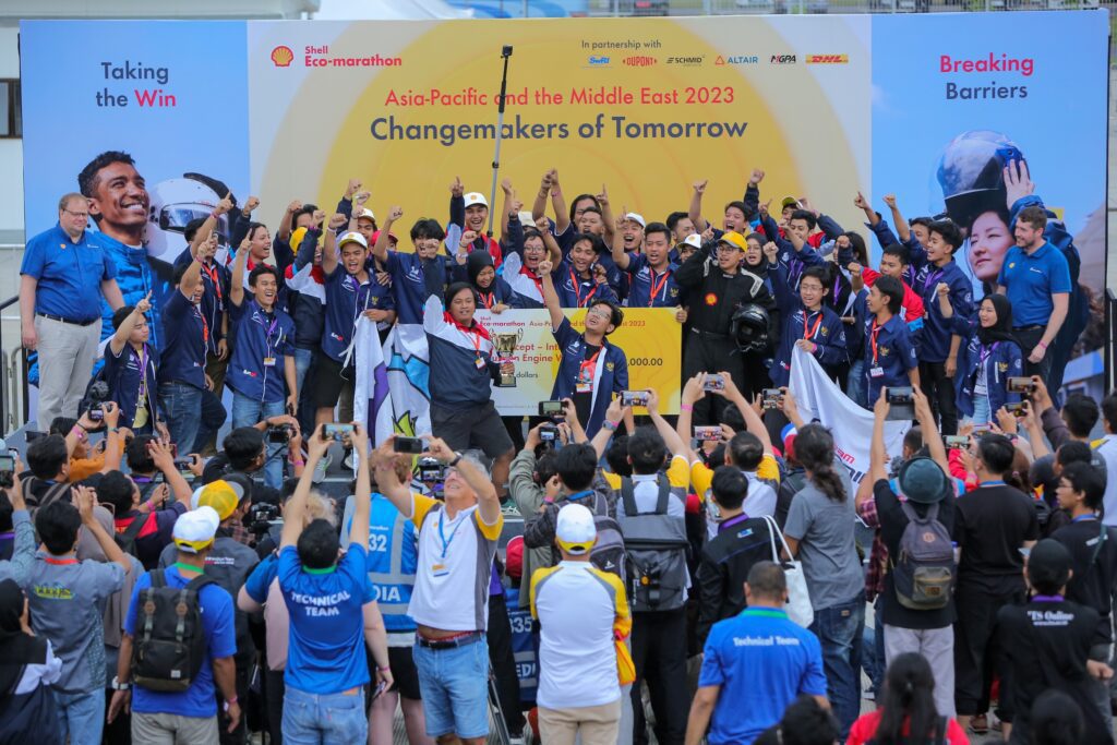 Indonesia Borong Juara di Shell Eco-marathon 2023 di Sirkuit Mandalika