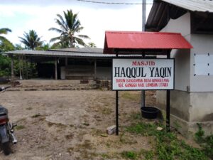 Kondisi Masjid Haqqul Yaqin Dusun Sansambik Memprihatinkan, Dewan Anggarkan di APBD Perubahan 2023
