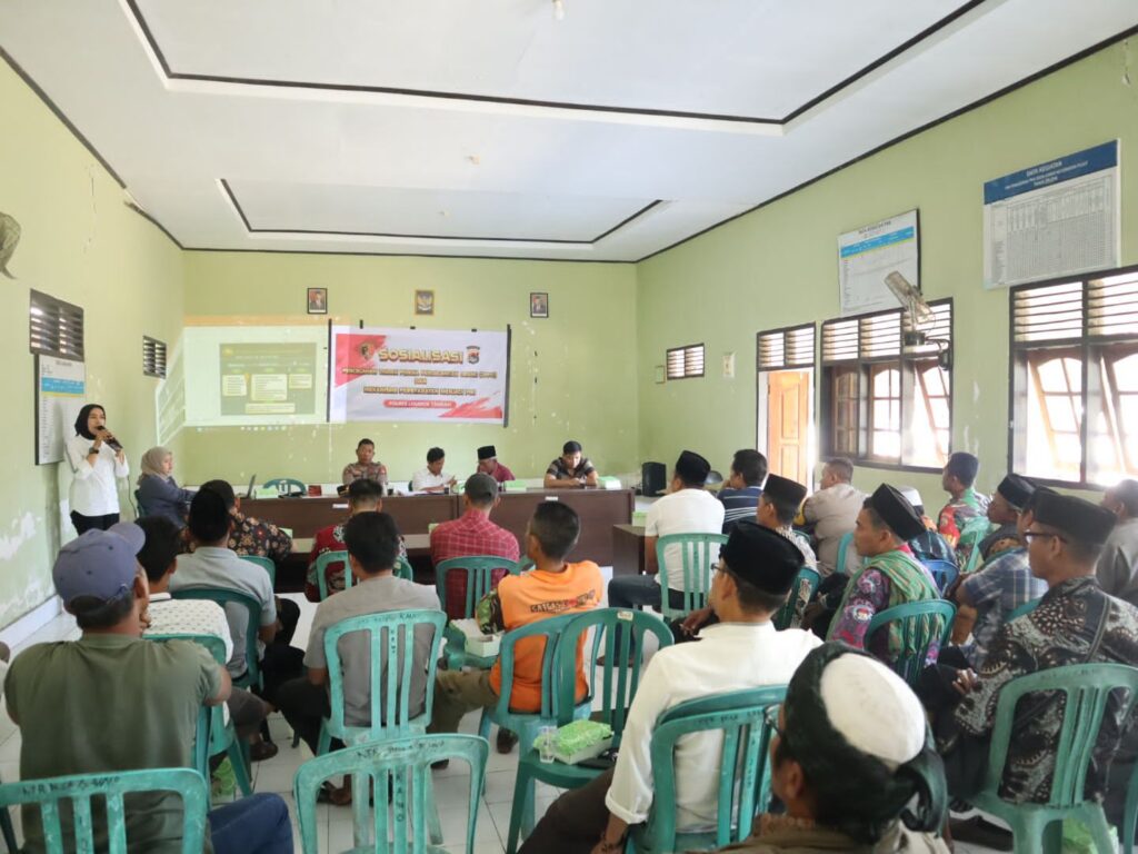Polres Loteng Gandeng Disnakertrans Sosialisasi Pencegahan TPPO