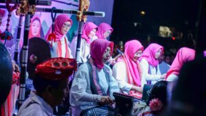 Tampil di Event Edu Camp Wellness of Sembalun, Gamelan Srikandi NTB Pukau Penonton