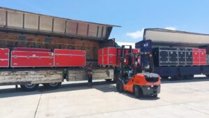 Logistik MotoGP 2023 Dari Barcelona Tiba Di Sirkuit Mandalika