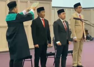 Bupati Lantik 3 Direksi PDAM Lombok Tengah