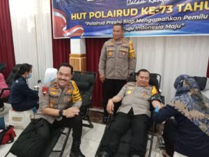 Polda NTB Gelar Donor Darah Sambut HUT Polairud Ke-73