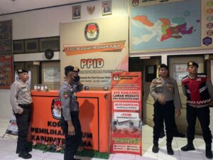 Sat Samapta Polres Bima Rutin Laksanakan Patroli di Kantor KPU, Bawaslu dan Gudang Logistik KPU