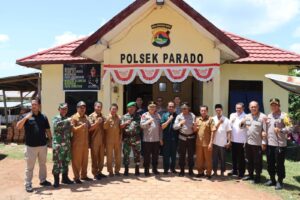 Kunker di Parado, Kapolda Sampaikan Terima Kasih ke Warga dan Personel. Ingatkan Tetap Jaga Kantibmas