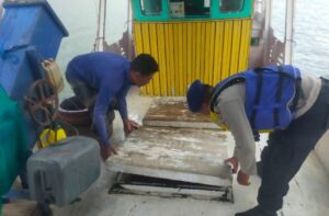 Wujudkan Kondusifitas Pasca Pemilu, Sat Polairud Polres Bima Patroli Dialogis