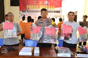 Kapolres Bima Ungkap 9 Kasus Tindak Pidana Narkotika Kurun Januari Hingga Februari 2024