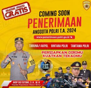 Coming Soon, Penerimaan Taruna dan Taruni Akpol Tahun 2024