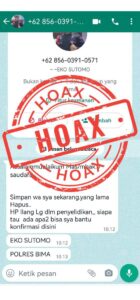 Waspada Penipuan Berkedok Akun WhatsApp Palsu Kapolres Bima