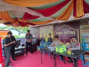 Wakapolres Bima Kunjungi Tiga Pos Yan dan Pos Pam Operasi Ketupat Rinjani