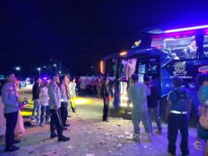 Kapolres Eko Sutomo Pimpin Pengamanan Keberangkatan Calon Jamaah Haji