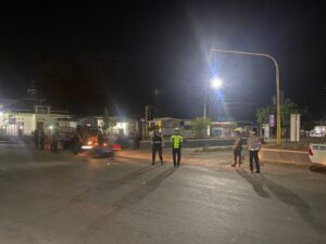 Sukseskan Tahapan Pilkada, Personel Gabungan Staf Fungsi Polres Bima Tingkatan Patroli Malam