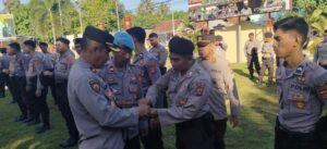 Pastikan Kedisiplinan dan Kelengkapan Anggotanya, Si Propam Polres Bima Gelar Gaktibilin