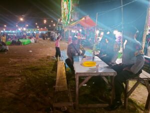 Personel Polsek Woha Imbau Warga Jaga Kamtibmas dan Tidak Mudah Percaya Hoax