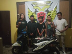 Tiga Robin Hood Asal Desa Runggu Diamankan Unit Reaksi Cepat Polsek Belo