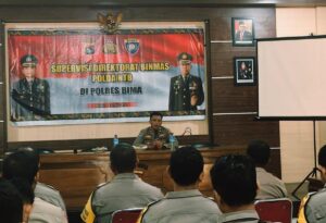 Direktorat Binmas Polda NTB Gelar Supervisi di Mapolres Bima