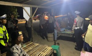 Antisipasi Kejahatan Malam Hari, Personel Gabungan Fungsi Polres Bima Rutin Laksanakan Patroli Malam