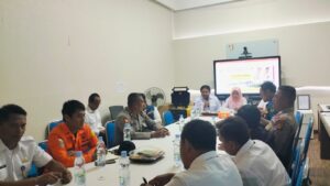 Kasat Samapta Hadiri Rakor Hadapi Bencana Hidrometeorologi