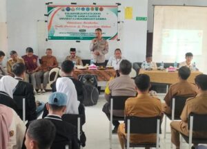 SatBinmas Polres Bima Sambangi SMPN 03 Donggo, Sosialisasi Pencegahan Narkoba, Pergaulan Bebas dan Judi Online