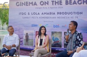 HUT RI ke-39, ITDC dan Lola Amaria Production Adakan Nonton Film Gratis di Kuta Beach Park Mandalika