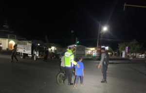 Jamin Kamseltibcarlantas Aman, Sat Lantas Polres Bima Patroli KRYD Pilkada