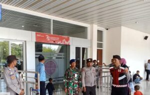 Pastikan Keamanan Obyek Vital Jelang Pilkada, Sat Samapta Polres Bima Patroli KRYD di Bandara SMS Bima