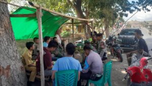 Sambang Kamtibmas Polsek Sanggar Ajak Warga Jaga Sitkamtimas Jelang Tahapan Pilkada