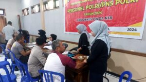 Dokes Polda NTB Periksa Kesehatan Berkala di Mapolres Bima