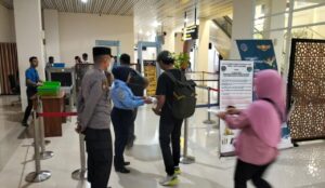 Pastikan Sitkamtibmas di Obyek Vital Jelang Tahapan Pilkada Aman, Polsek KP3 Bandara SMS Bima Intens Patroli Rutin