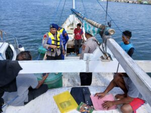 Sat Polairud Polres Bima Sampaikan Imbauan Kamtibmas Menjelang Pilkada