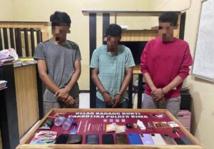 Jualan Sabu-sabu, Tiga Pria Ini Diciduk Tim Opsnal Satresnarkoba Polres Bima