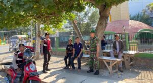 Sambang Humanis Pastikan Kondusifitas Wilayah Jelang Pilkada Terus Diintensifkan  Sat Samapta Polres Bima