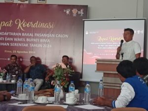 Ini Penyampaian Kapolres Bima Saat Hadiri Rakor Persiapan Pendaftaran Bakal Calon Bupati dan Wakil Bupati