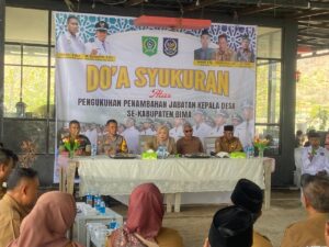 Wakapolres Bima Hadiri Doa Syukuran Pengukuhan Perpanjangan Masa Jabatan Kepala Desa