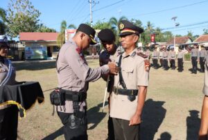 Sertijab Kapolsek Monta dan Kasi Propam, Kapolres Eko Sutomo Ingatkan Jabatan Adalah Amanah