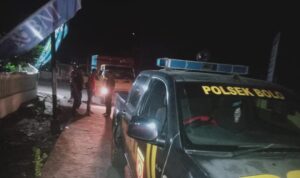 Personel Polsek Bolo Amankan Mobil Truk Pengangkut Kayu Sonokeling